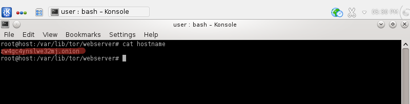 hostname