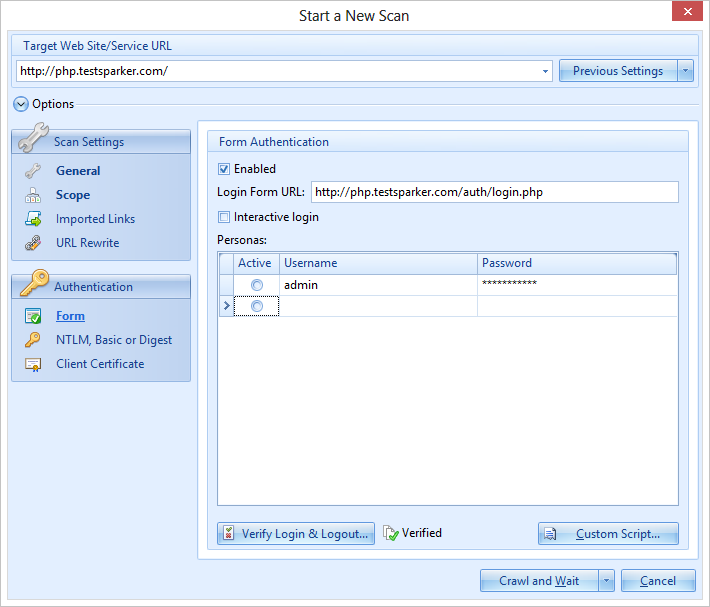 Netsparker Desktop ile Tarama Yaparken Form Authentication, Single Sign-On ve Captcha Kullanımı -1