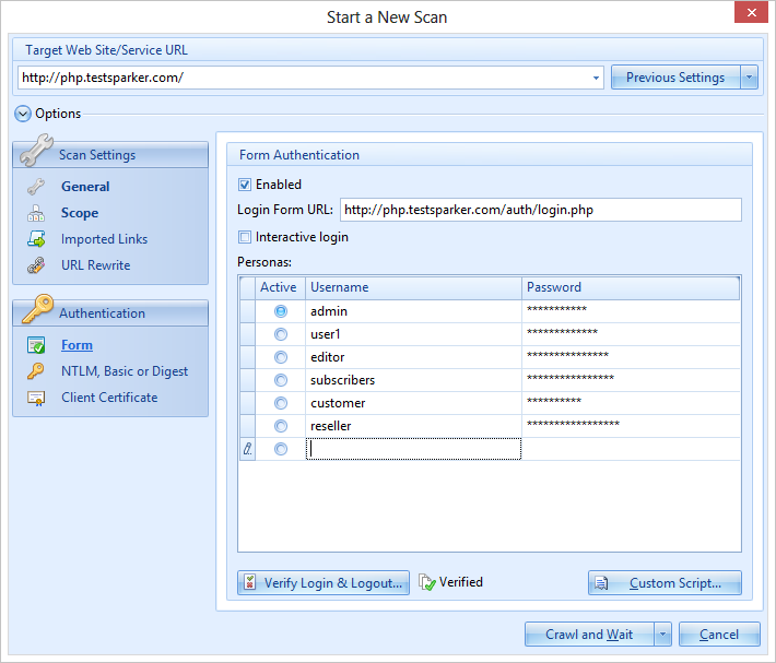 Netsparker Desktop ile Tarama Yaparken Form Authentication, Single Sign-On ve Captcha Kullanımı -1